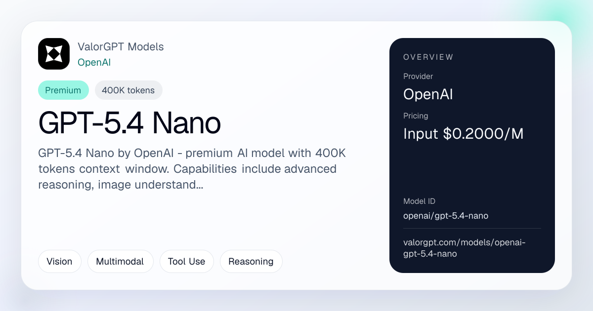 GPT-5.4 Nano