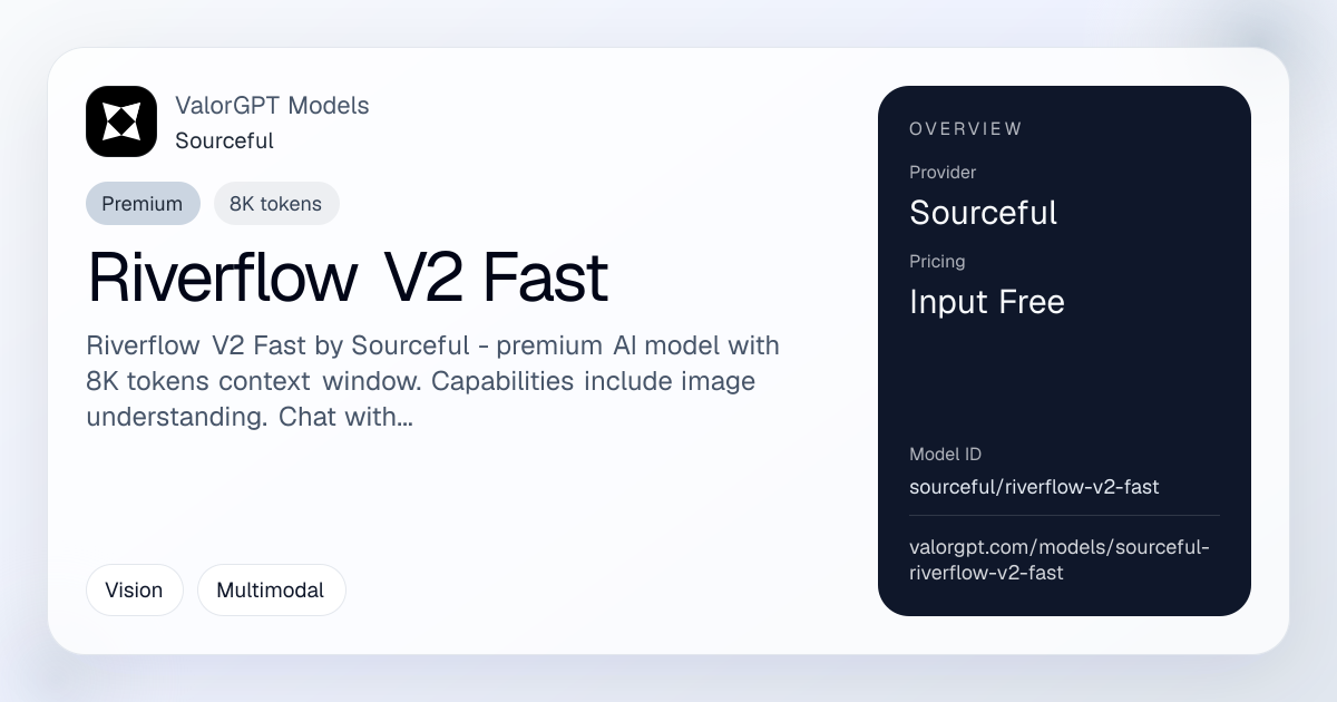 Riverflow V2 Fast